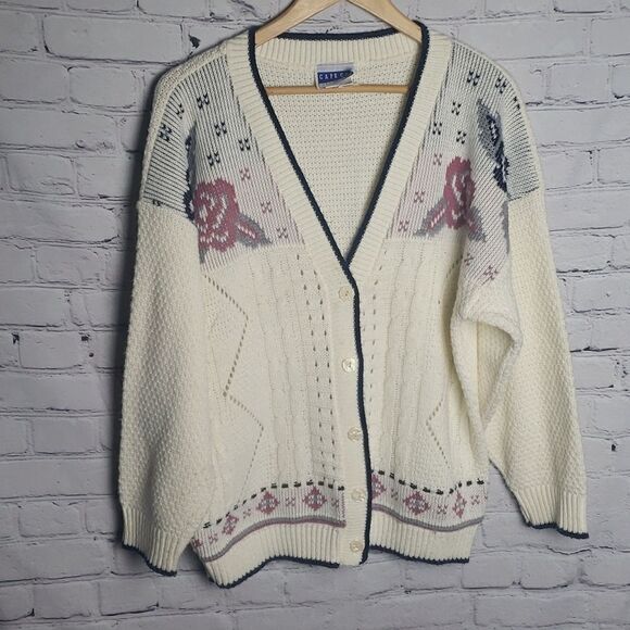 Vintage Cap Cod Acrylic Sweater - Picture 1 of 9